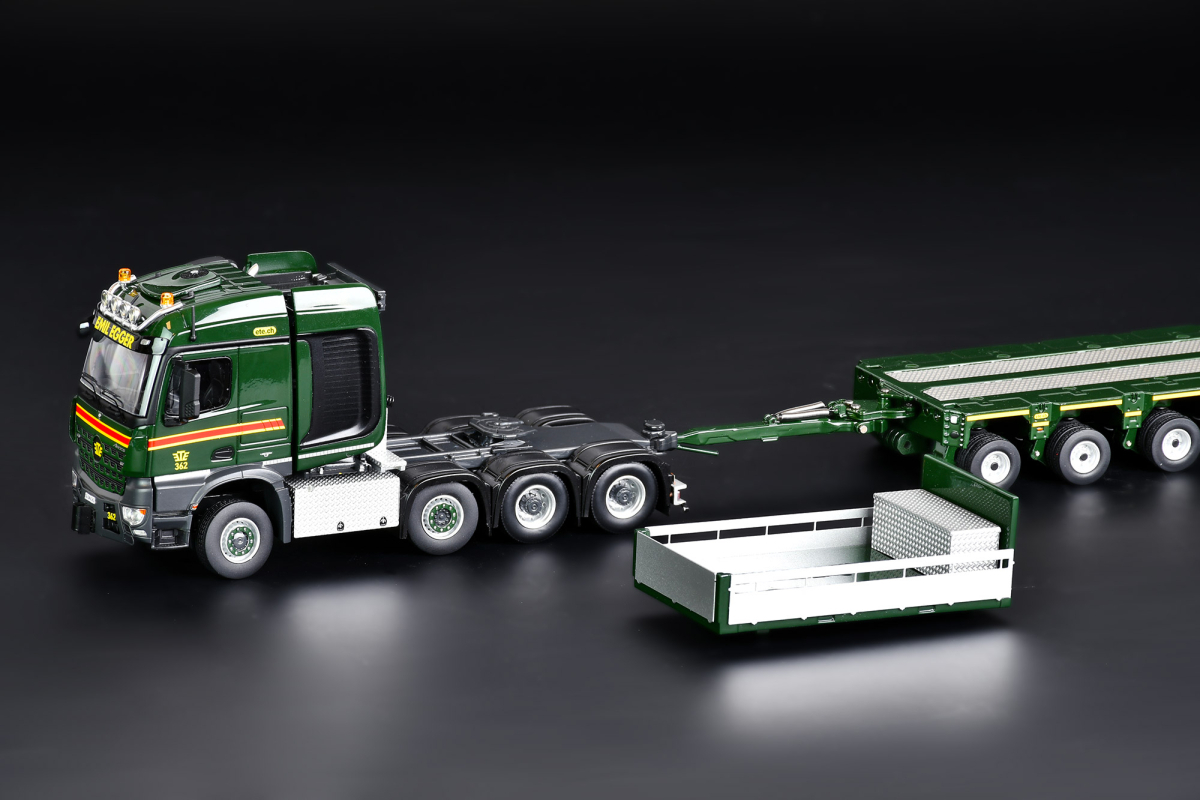 32-0257 - IMC - Mercedes Benz Arocs 4achs mit Kamag K25 2x 6achs Modulen - Emil Egger AG - CH